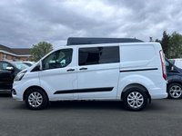 USED 2022 22 FORD TRANSIT CUSTOM 2.0 300 EcoBlue Trend Crew Van Double Cab 5dr Diesel Manual L1 H1 Euro 6 (s/s) (6 Seat) (130 ps) CRUISE/SENSORS/ULEZ/EURO 6/CARPLAY