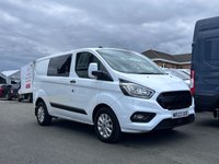 USED 2022 22 FORD TRANSIT CUSTOM 2.0 300 EcoBlue Trend Crew Van Double Cab 5dr Diesel Manual L1 H1 Euro 6 (s/s) (6 Seat) (130 ps) CRUISE/SENSORS/ULEZ/EURO 6/CARPLAY