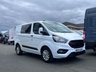 USED 2022 22 FORD TRANSIT CUSTOM 2.0 300 EcoBlue Trend Crew Van Double Cab 5dr Diesel Manual L1 H1 Euro 6 (s/s) (6 Seat) (130 ps) CRUISE/SENSORS/ULEZ/EURO 6/CARPLAY