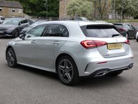 USED 2021 21 MERCEDES-BENZ A-CLASS 1.3 A250e 15.6kWh AMG Line (Executive) 5d Petrol Plug-in Hybrid 8G-DCT 218 S/S 1 OWNER, GOOD SERVICE HISTORY, DIGITAL DASH, SAT NAV, APPLE CARPLAY / ANDROID, REAR CAMERA, PARK ASSIST, FRONT & REAR PARKING SENSORS, HEATED SEATS, LANE KEEPING ASSIST, DAB RADIO, BLUETOOTH, CRUISE CONTROL & SPEED LIMITER, VOICE CONTROL, AUTOMATIC GEARBOX, START STOP, LED LIGHTS & DAYTIME RUNNING LIGHTS, 18 INCH ALLOY WHEELS, PRIVACY GLASS, LEATHER ALCANTARA INTERIOR, TIPTRONIC LEATHER FLAT BOTTOM MFSWA, POWER FOLDING MIRRORS, KEYLESS START, RAIN & LIGHT SENSORS