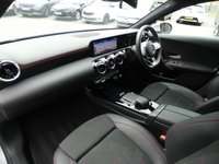 USED 2021 21 MERCEDES-BENZ A-CLASS 1.3 A250e 15.6kWh AMG Line (Executive) 5d Petrol Plug-in Hybrid 8G-DCT 218 S/S 1 OWNER, GOOD SERVICE HISTORY, DIGITAL DASH, SAT NAV, APPLE CARPLAY / ANDROID, REAR CAMERA, PARK ASSIST, FRONT & REAR PARKING SENSORS, HEATED SEATS, LANE KEEPING ASSIST, DAB RADIO, BLUETOOTH, CRUISE CONTROL & SPEED LIMITER, VOICE CONTROL, AUTOMATIC GEARBOX, START STOP, LED LIGHTS & DAYTIME RUNNING LIGHTS, 18 INCH ALLOY WHEELS, PRIVACY GLASS, LEATHER ALCANTARA INTERIOR, TIPTRONIC LEATHER FLAT BOTTOM MFSWA, POWER FOLDING MIRRORS, KEYLESS START, RAIN & LIGHT SENSORS