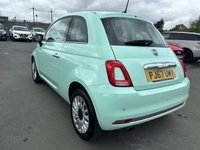 USED 2017 67 FIAT 500 1.2 Petrol, Lounge Edition, 3 Door Hatchback, Manual, Euro 6. FULL 12 MONTH MOT WITH EVERY CAR