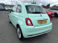 USED 2017 67 FIAT 500 1.2 Petrol, Lounge Edition, 3 Door Hatchback, Manual, Euro 6. FULL 12 MONTH MOT WITH EVERY CAR
