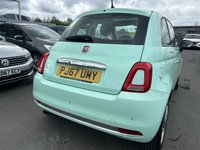 USED 2017 67 FIAT 500 1.2 Petrol, Lounge Edition, 3 Door Hatchback, Manual, Euro 6. FULL 12 MONTH MOT WITH EVERY CAR