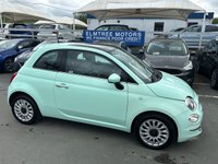 USED 2017 67 FIAT 500 1.2 Petrol, Lounge Edition, 3 Door Hatchback, Manual, Euro 6. FULL 12 MONTH MOT WITH EVERY CAR