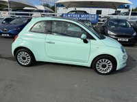 USED 2017 67 FIAT 500 1.2 Petrol, Lounge Edition, 3 Door Hatchback, Manual, Euro 6. FULL 12 MONTH MOT WITH EVERY CAR