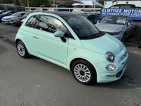 USED 2017 67 FIAT 500 1.2 Petrol, Lounge Edition, 3 Door Hatchback, Manual, Euro 6. FULL 12 MONTH MOT WITH EVERY CAR