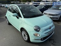USED 2017 67 FIAT 500 1.2 Petrol, Lounge Edition, 3 Door Hatchback, Manual, Euro 6. FULL 12 MONTH MOT WITH EVERY CAR