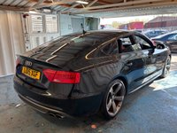 USED 2015 15 AUDI S5 3.0 TFSI V6 Black Edition Sportback 5dr Petrol S Tronic quattro Euro 6 (s/s) (333 ps)+2 KEYS+NAV+CAMERA+CRUISE+2 FORMER KEEPERS+LEATHER/HEATED/ELECTIC SEATS+RED AND BLACK 2TONE LEATHER+SENSORS+AIRCON+FOLDING MIRRORS 2 KEYS+NAV+CAMERA+CRUISE+2 FORMER KEEPERS+LEATHER/HEATED/ELECTIC SEATS+RED AND BLACK 2TONE LEATHER+SENSORS+AIRCON+FOLDING MIRRORS+BLUETOOTH+AUX+DAB+HPI CLEAR