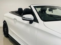 USED 2017 67 MERCEDES-BENZ C-CLASS 2.1 C250d AMG Line Cabriolet 2dr Diesel G-Tronic+ Euro 6 (s/s) (204 ps) Polar White | Black Styling Pack | Panamerica Style Grille | 20 Inch AMG Style Wheels | Heated Black Leather Interior