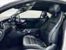 USED 2017 67 MERCEDES-BENZ C-CLASS 2.1 C250d AMG Line Cabriolet 2dr Diesel G-Tronic+ Euro 6 (s/s) (204 ps) Polar White | Black Styling Pack | Panamerica Style Grille | 20 Inch AMG Style Wheels | Heated Black Leather Interior