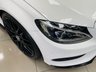 USED 2017 67 MERCEDES-BENZ C-CLASS 2.1 C250d AMG Line Cabriolet 2dr Diesel G-Tronic+ Euro 6 (s/s) (204 ps) Polar White | Black Styling Pack | Panamerica Style Grille | 20 Inch AMG Style Wheels | Heated Black Leather Interior