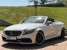 USED 2020 70 MERCEDES-BENZ C-CLASS 4.0 C63 V8 BiTurbo AMG S (Premium Plus) Cabriolet 2dr Petrol SpdS MCT Euro 6 (s/s) (510 ps) FULL MAIN DEALER HISTORY!!