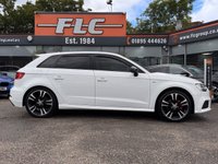 USED 2018 18 AUDI A3 1.5 TFSI CoD S line Sportback 5dr Petrol Manual Euro 6 (s/s) (150 ps) CAR PLAY | PARKING AID | S-NAV | UNMARKED DIAMOND CUT ALLOYS