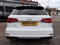 USED 2018 18 AUDI A3 1.5 TFSI CoD S line Sportback 5dr Petrol Manual Euro 6 (s/s) (150 ps) CAR PLAY | PARKING AID | S-NAV | UNMARKED DIAMOND CUT ALLOYS