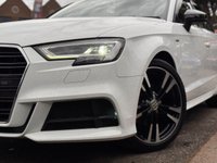 USED 2018 18 AUDI A3 1.5 TFSI CoD S line Sportback 5dr Petrol Manual Euro 6 (s/s) (150 ps) CAR PLAY | PARKING AID | S-NAV | UNMARKED DIAMOND CUT ALLOYS