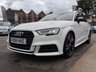 USED 2018 18 AUDI A3 1.5 TFSI CoD S line Sportback 5dr Petrol Manual Euro 6 (s/s) (150 ps) CAR PLAY | PARKING AID | S-NAV | UNMARKED DIAMOND CUT ALLOYS