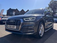 USED 2018 68 AUDI Q5 2.0 TDI 40 S line SUV 5dr Diesel S Tronic quattro Euro 6 (s/s) (190 ps) 1 OWNER | SERVICE HISTORY
