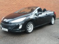 USED 2009 59 PEUGEOT 308 1.6 CC SPORT 2d 120 BHP  CONVERTIBLE LOW MILES-- FREE RAC WARRANTY PLUS ROADSIDE ASSISTANCE!!