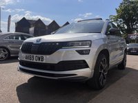 USED 2020 69 SKODA KAROQ 1.5 TSI ACT SportLine SUV 5dr Petrol Manual Euro 6 (s/s) (150 ps) PANO ROOF | HEATED SEATS
