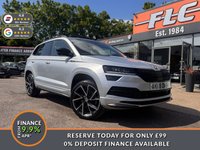 USED 2020 69 SKODA KAROQ 1.5 TSI ACT SportLine SUV 5dr Petrol Manual Euro 6 (s/s) (150 ps) PANO ROOF | HEATED SEATS