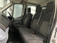 USED 2018 68 FORD TRANSIT 350 2.0 ECOBLUE 130PS RWD DOUBE CAB TIPPER - NO VAT 1 YEARS MOT, AIR CON, R/CAM