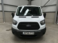 USED 2018 68 FORD TRANSIT 350 2.0 ECOBLUE 130PS RWD DOUBE CAB TIPPER - NO VAT 1 YEARS MOT, AIR CON, R/CAM