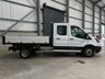USED 2018 68 FORD TRANSIT 350 2.0 ECOBLUE 130PS RWD DOUBE CAB TIPPER - NO VAT 1 YEARS MOT, AIR CON, R/CAM