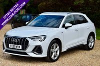USED 2021 21 AUDI Q3 1.5 TFSI CoD 35 S line SUV 5dr Petrol Manual Euro 6 (s/s) (150 ps) 1 LADY OWNER + 11 SERVICES + NEW MOT NO ADVISORIES!