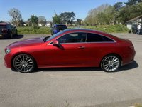 USED 2018 68 MERCEDES-BENZ E-CLASS 2.0 E220d AMG Line (Premium) Coupe 2dr Diesel G-Tronic+ Euro 6 (s/s) (194 ps) PANORAMIC SUNROOF HYACINTH RED MET&hellip;.JUST STUNNING