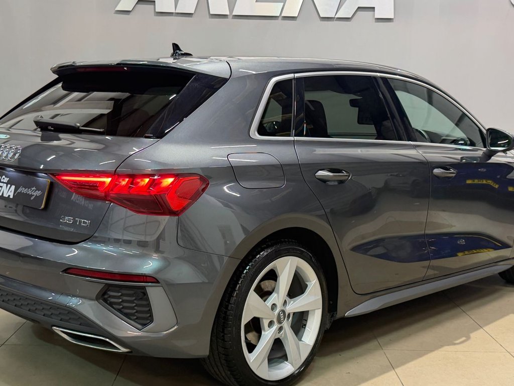 USED 2021 70 AUDI A3 2.0 TDI 35 S line Sportback 5dr Diesel S Tronic Euro 6 (s/s) (150 ps) 