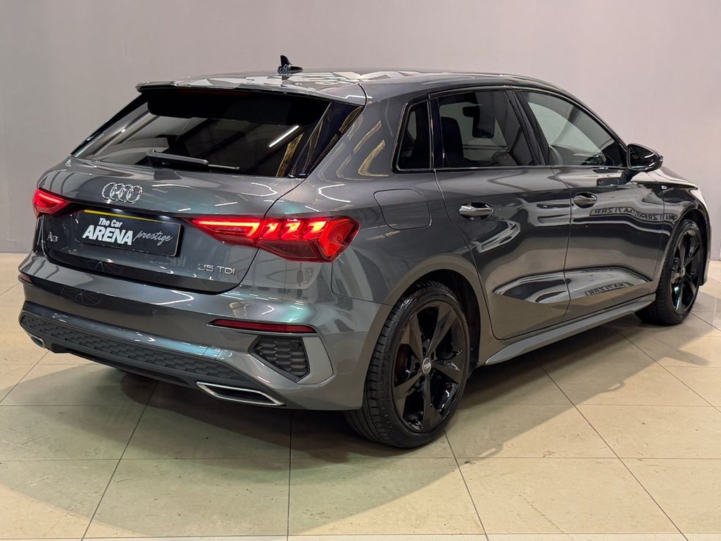 USED 2021 70 AUDI A3 2.0 TDI 35 S line Sportback 5dr Diesel S Tronic Euro 6 (s/s) (150 ps) 