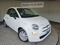 USED 2016 16 FIAT 500 1.2 Pop Hatchback 3dr Petrol Manual Euro 6 (s/s) (69 bhp) 