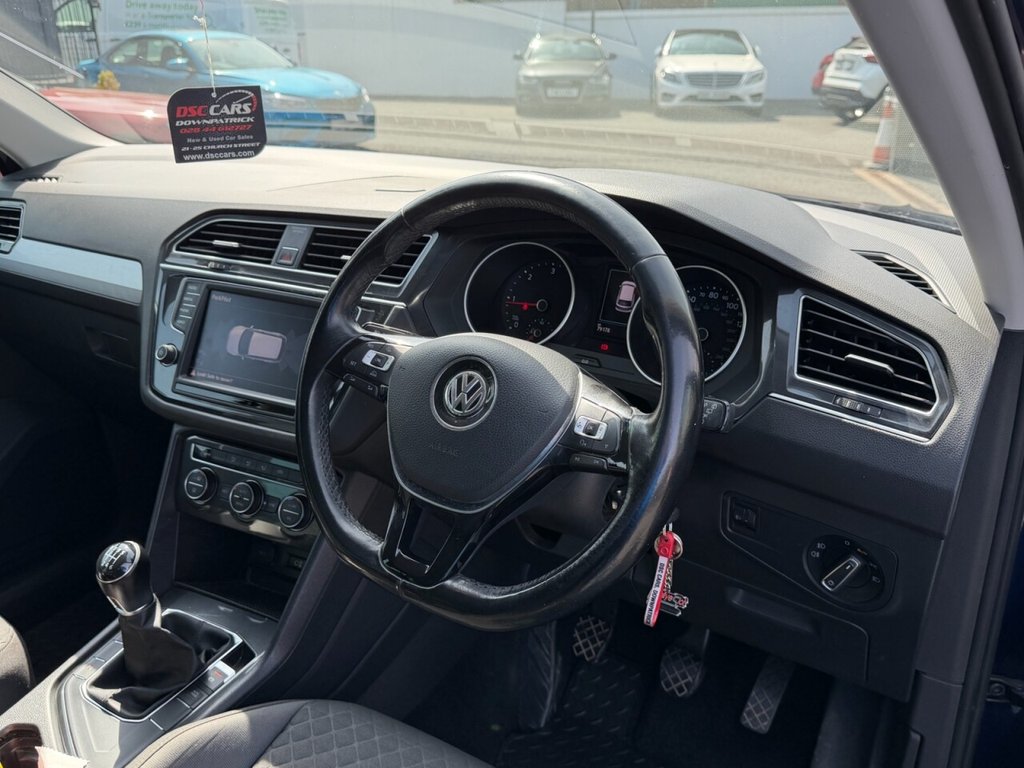 USED 2017 VOLKSWAGEN TIGUAN 2.0 TDI BlueMotion Tech SE SUV 5dr Diesel Manual Euro 6 (s/s) (150 ps) 