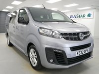 USED 2022 22 VAUXHALL VIVARO 3100 2.0 D 145 BHP L2 LONG ELITE AUTOMATIC CREWCAB 6 SEATER AUTOMATIC | 6 SEATS | L2 LONG | SAT NAV