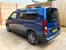 USED 2023 23 PEUGEOT RIFTER L2 LWB 3 Seat Auto Wheelchair Accessible Disabled Access Vehicle WAV 