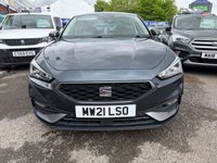 USED 2021 21 SEAT LEON 1.0 eTSI MHEV FR Hatchback 5dr Petrol Hybrid DSG Euro 6 (s/s) (110 ps) AUTOMATIC FULL SEAT SERVICE HISTORY