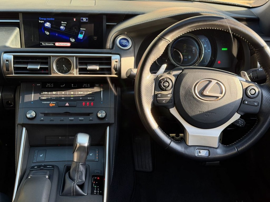 USED 2016 16 LEXUS IS 2.5 300h F Sport Saloon 4dr Petrol Hybrid E-CVT Euro 6 (s/s) (223 ps) 
