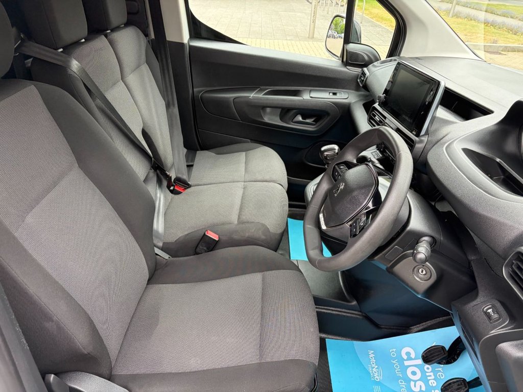 USED 2022 22 PEUGEOT PARTNER 1000 PROFESSIONAL 1.5BlueHDi EU6 S/S SWB 100ps *AIRCON*REV/SENSORS*E/PACK*CRUISE CONTROL*APPLE CARPLAY* EU6-SENSORS-A/C-E/P-100PS