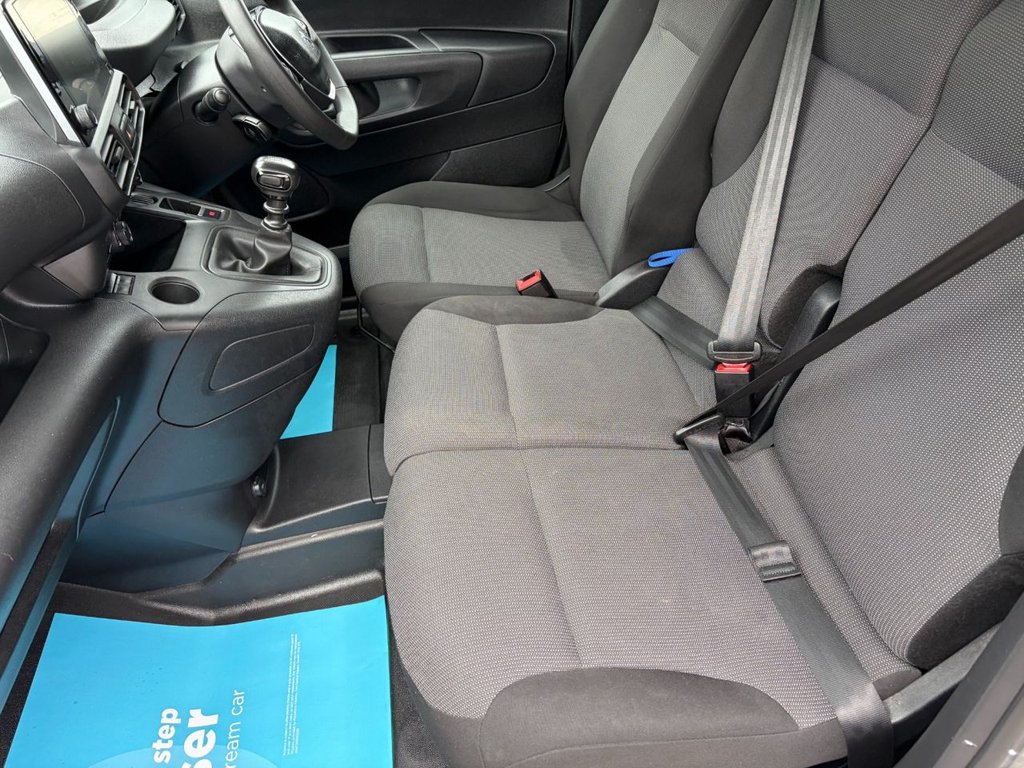 USED 2022 22 PEUGEOT PARTNER 1000 PROFESSIONAL 1.5BlueHDi EU6 S/S SWB 100ps *AIRCON*REV/SENSORS*E/PACK*CRUISE CONTROL*APPLE CARPLAY* EU6-SENSORS-A/C-E/P-100PS
