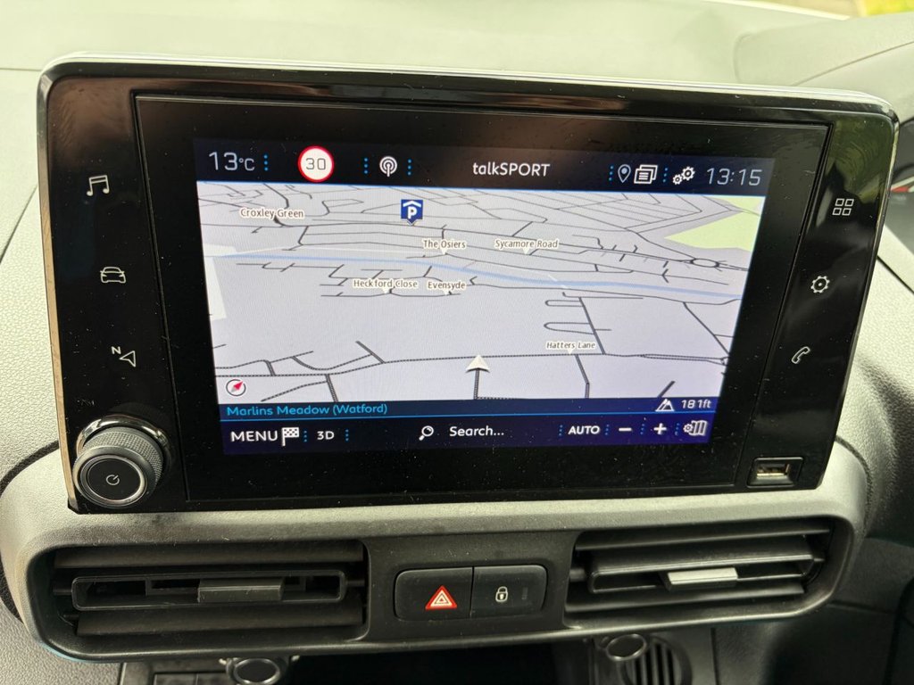 USED 2022 22 PEUGEOT PARTNER 1000 PROFESSIONAL 1.5BlueHDi EU6 S/S SWB 100ps *AIRCON*REV/SENSORS*E/PACK*CRUISE CONTROL*APPLE CARPLAY* EU6-SENSORS-A/C-E/P-100PS