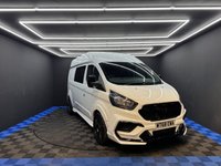 USED 2018 68 FORD TRANSIT CUSTOM 2.0 340 EcoBlue Panel Van 5dr Diesel Manual L2 H2 Euro 6 (130 ps) 1 COMPANY OWNER+FULL SPORTS KIT