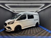 USED 2018 68 FORD TRANSIT CUSTOM 2.0 340 EcoBlue Panel Van 5dr Diesel Manual L2 H2 Euro 6 (130 ps) 1 COMPANY OWNER+FULL SPORTS KIT
