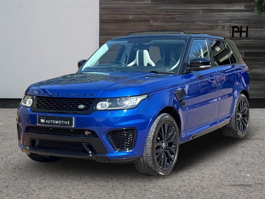 USED 2015 15 LAND ROVER RANGE ROVER SPORT 5.0 V8 SVR SUV 5dr Petrol Auto 4WD Euro 5 (s/s) (550 ps) 2 OWNERS|BEAUTIFUL EXAMPLE