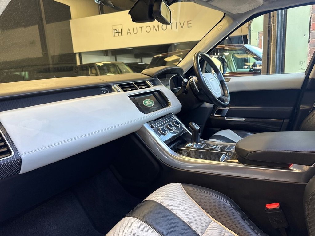 USED 2015 15 LAND ROVER RANGE ROVER SPORT 5.0 V8 SVR SUV 5dr Petrol Auto 4WD Euro 5 (s/s) (550 ps) 2 OWNERS|BEAUTIFUL EXAMPLE