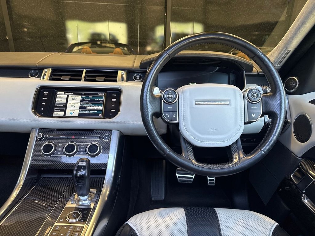 USED 2015 15 LAND ROVER RANGE ROVER SPORT 5.0 V8 SVR SUV 5dr Petrol Auto 4WD Euro 5 (s/s) (550 ps) 2 OWNERS|BEAUTIFUL EXAMPLE