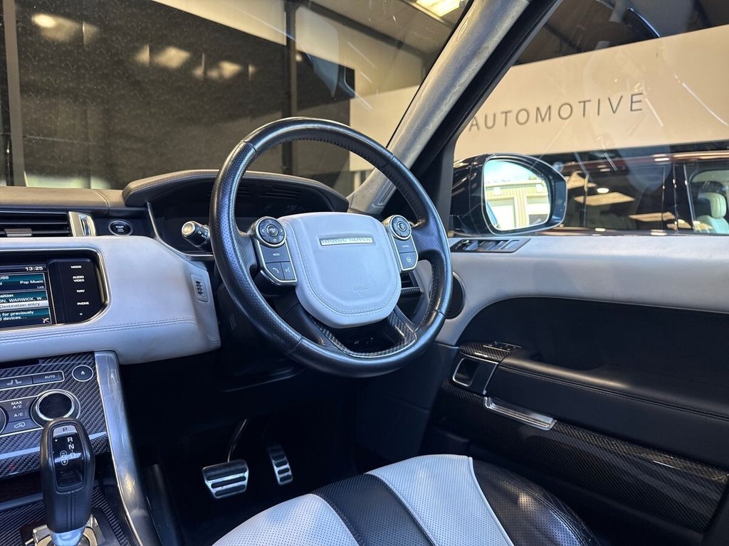 USED 2015 15 LAND ROVER RANGE ROVER SPORT 5.0 V8 SVR SUV 5dr Petrol Auto 4WD Euro 5 (s/s) (550 ps) 2 OWNERS|BEAUTIFUL EXAMPLE