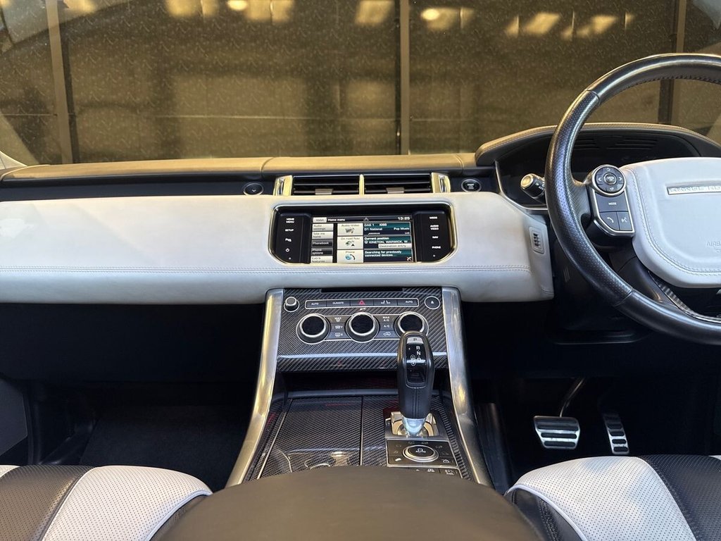 USED 2015 15 LAND ROVER RANGE ROVER SPORT 5.0 V8 SVR SUV 5dr Petrol Auto 4WD Euro 5 (s/s) (550 ps) 2 OWNERS|BEAUTIFUL EXAMPLE
