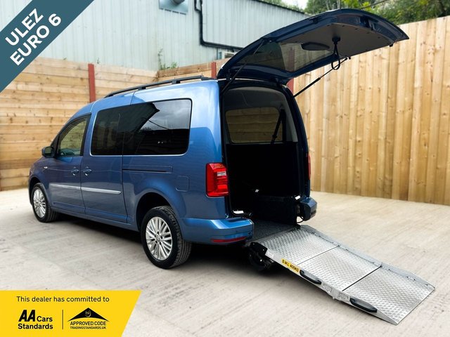 View our Volkswagen Caddy Maxi Life 4 Seat Auto Wheelchair Accessible Disabled Access Vehicle WAV