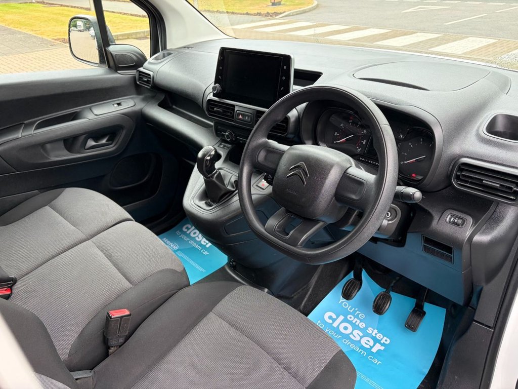 USED 2020 69 CITROEN BERLINGO **NO VAT**1000 ENTERPRISE 1.5BlueHDi EU6 S/S SWB 100ps *AIRCON*SATNAV*SENSORS*E/PACK*APPLE CARPLAY* NO VAT-A/C-SATNAV-SENSORS-E/P